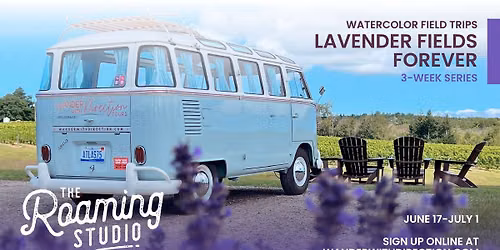 Watercolor Field Trip: Lavender Fields Forever