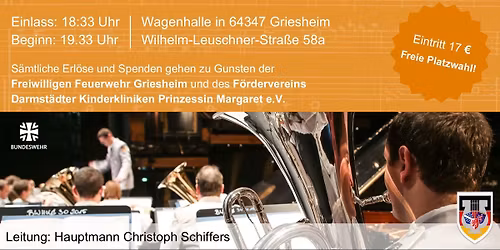 Benefizkonzert Heeresmusikkorps der Bundeswehr aus Kassel