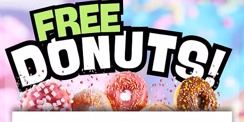 FREE DONUTS! Saturday, 11\/8\/25
