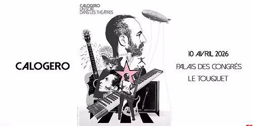 COMPLET \u2022 CALOGERO \u2022 Palais des Congr\u00e8s, Le Touquet \u2022 10.04.2026