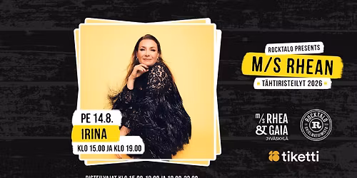 Irina (duo) - M\/S Rhean T\u00e4htiristeilyt 2026