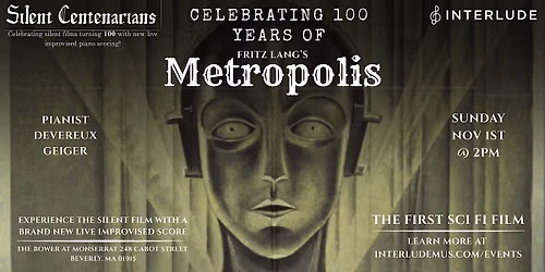 Metropolis Silent Film with Live Piano Scoring
