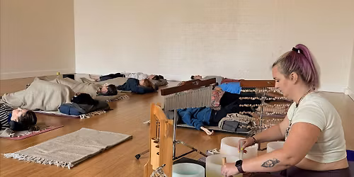 Yoga and Sound Bath with Hands Hands-on Assists