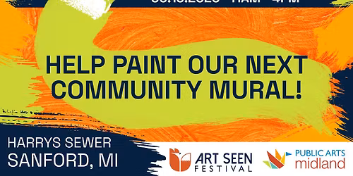 Art Seen Festival Community Mural Painting!