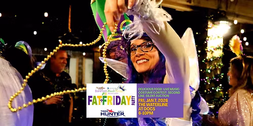 Fat Friday Party for Barefoot Mardi Gras 2026!