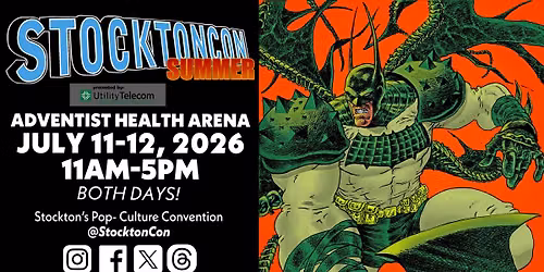 StocktonCon Summer 2026 (July 11-12, 2026), presented by Utility Telecom