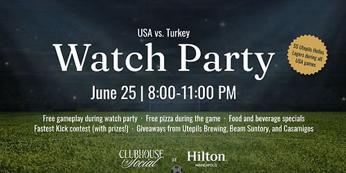 USA vs. Turkey Watch Party
