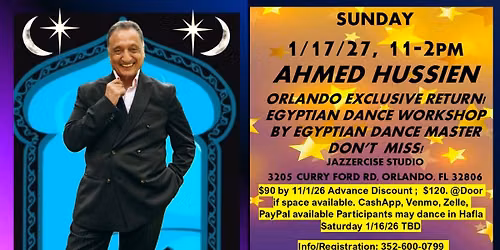 Ahmed Hussien Egyptian Dance Workshop in Orlando