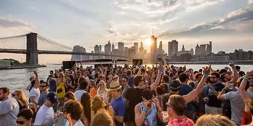 NYC Dance the Wave Saturday Sunset Booze Cruise Yacht Party at Pier 36