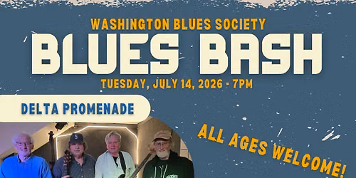 July Blues Bash with Delta Promenade + Blue Skies Blues Band