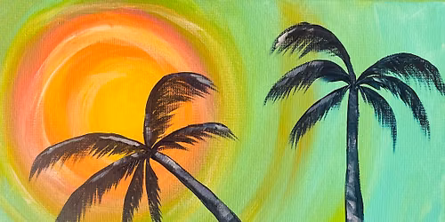 Palm Trees Paint Night
