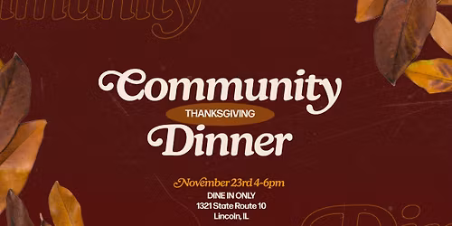 Community Thanksgiving Dinner