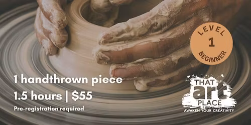 Adult Try the Pottery Wheel workshop