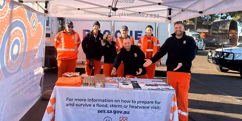 SES at the Port Augusta Stirling North Markets