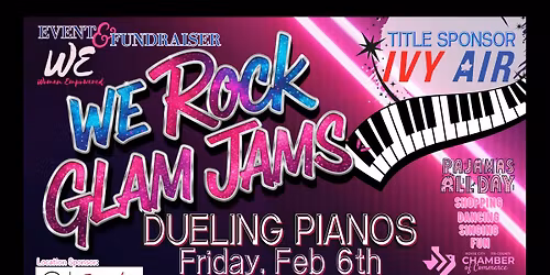 WE Rock Dueling Pianos by the Royse City Chamber with Title Sponsor Ivy Air