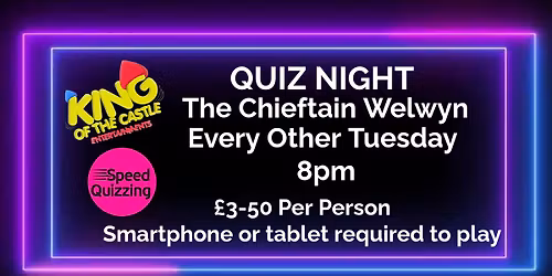 Quiz Night At The Chieftain 