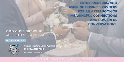 Xi Beta Chapter of Gamma Phi Delta Sorority Inc. | Networking Social