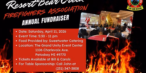 Resort Bear Creek Firefighters Association Annual Fundraiser 