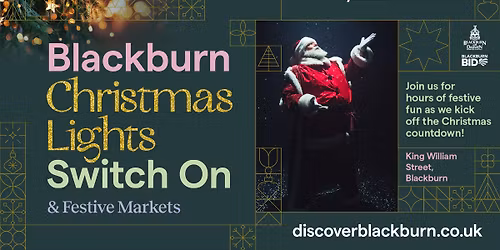 Blackburn Christmas Lights Switch On