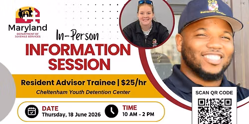 In-Person Information Session for Resident Advisor Trainee | $25\/hr