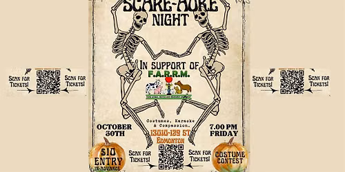 Scare-aoke Night in Support of FARRM