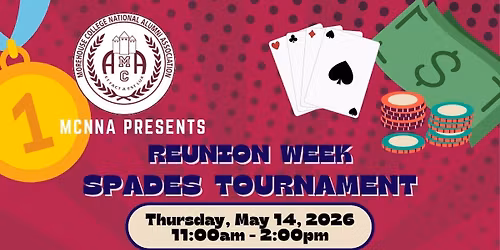 Reunion Week Darty and Spades Tourney