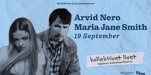Arvid Nero & Maria Jane Smith | Live p\u00e5 Kollektivet Livet
