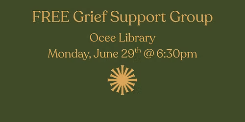 FREE Grief Support Group @ Ocee Library