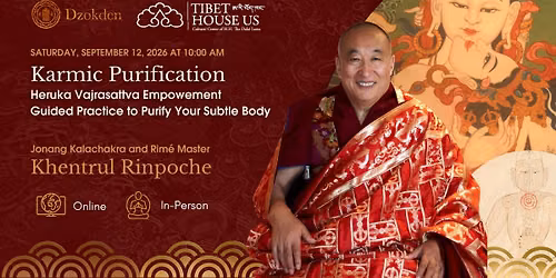 2026 Heruka Vajrasattva Empowerment