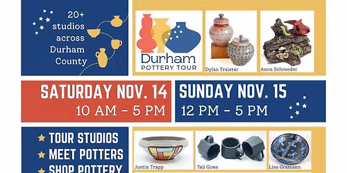 13th annual Durham Pottery Tour