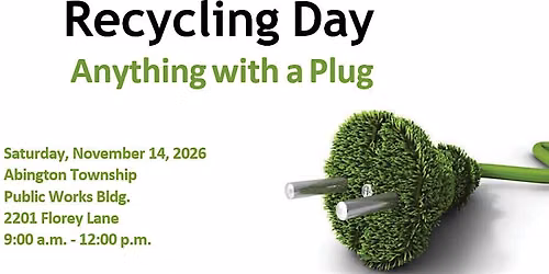 Recycling Day - Anything with a Plug