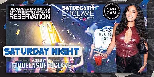 Enclave After Dark | Saturday Night