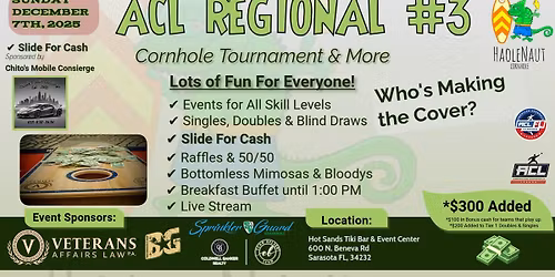Sarasota - ACL Regional #3 - Cornhole Tournament