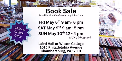 40th Annual Friends of Legal Services Book Sale 