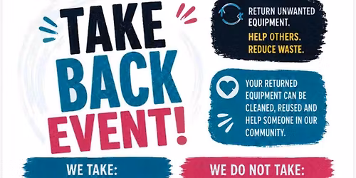 Take back event