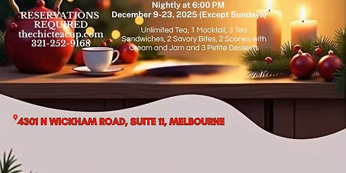 Christmas Tea by Candlelight