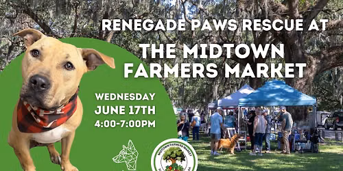 Renegade Paws Rescue at the Midtown Farmers Market