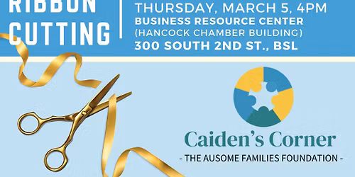 Ribbon Cutting for Caiden's Corner