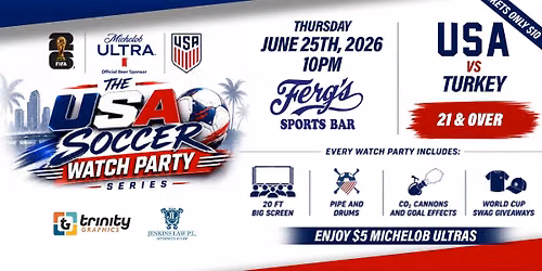 USA Soccer Watch Party - USA vs Turkey