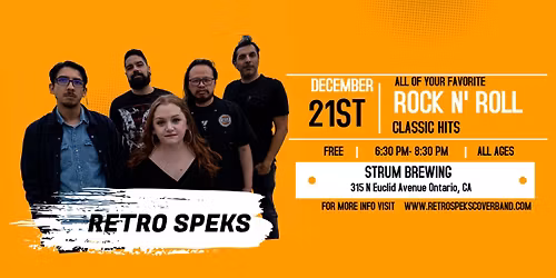 Retro Speks at Strum Brewing