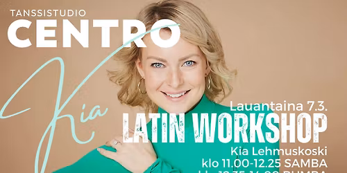 7.3. Soolo Latin tiiviskurssi SAMBA & RUMBA by Kia Lehmuskoski