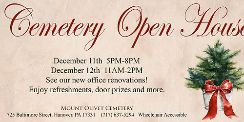Cemetery Open House