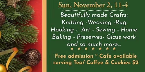 Munro Crafters Annual Christmas Sale