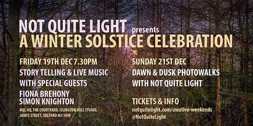 A WINTER SOLSTICE CELEBRATION