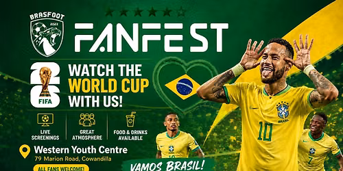 Brasil vs Marrocos - Brasfoot Fan Fest 