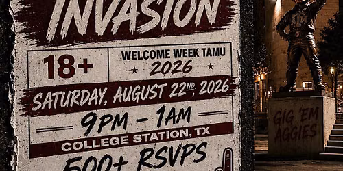 Freshman Invade Tamu Party