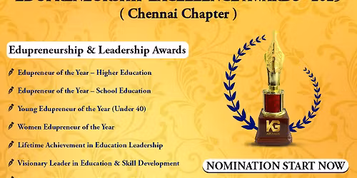 Edupreneurship Excellence Awards 2025 \u2013 Chennai Chapter
