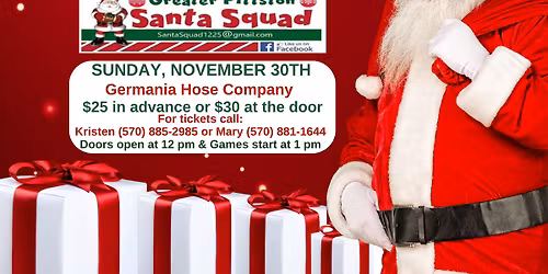 Christmas Cash Bingo