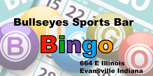 Bullseyes Sports Bar BINGO