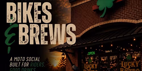 Bikes & Brews at Lucky Bistro